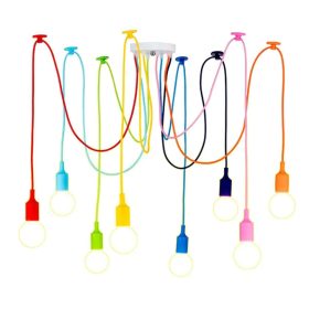 ZD74L Mennyezeti lámpa 6 szivárványkarral