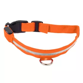 AG232C Led világító nyakörv 34-42cm narancsárga