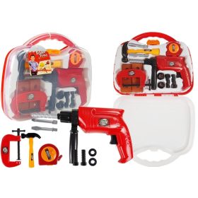 Szerszámkészlet tokban Fúrócsavarok