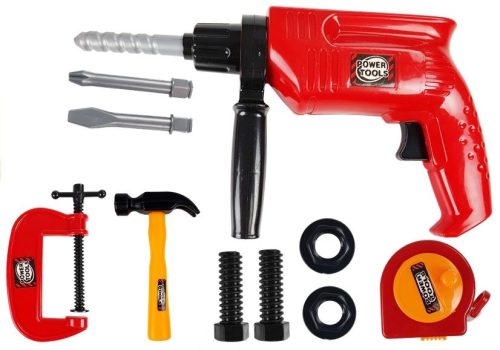 Szerszámkészlet tokban Fúrócsavarok