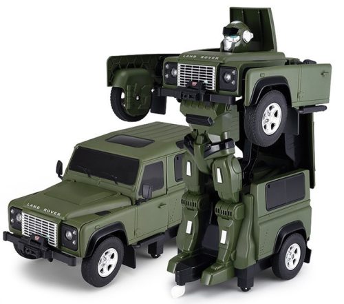 Land Rover Transformer 1:14 2,4 GHz RTR (akkumulátor, USB töltő) - zöld