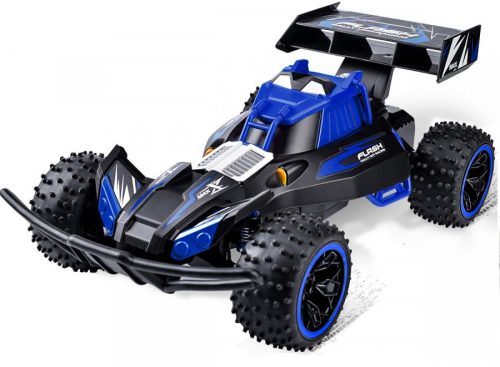 Flash távirányítós autó 1:10 2,4 GHz 2WD RTR - kék