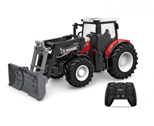 Mezőgazdasági traktor rakodóval 1:24 2.4GHz RTR