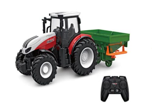 Mezőgazdasági traktor műtrágyaszóróval 1:24 2,4GHz RTR