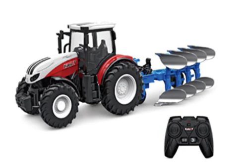Mezőgazdasági traktor ekével 1:24 2,4GHz RTR