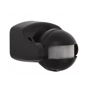   Mozgásérzékelő 180 fok, függőleges állítás, IP44, 1200 W, fekete