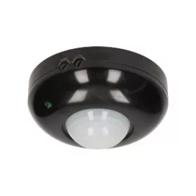 360 fokos mozgásérzékelő. IP20, 1200W, fekete