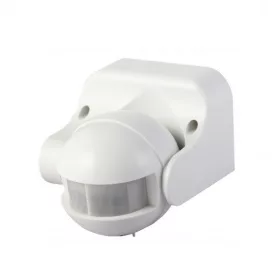   Mozgásérzékelő 180 fokos, függőleges állítás, IP44, 1200 W, fehér