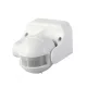 Mozgásérzékelő 180 fokos, függőleges állítás, IP44, 1200 W, fehér