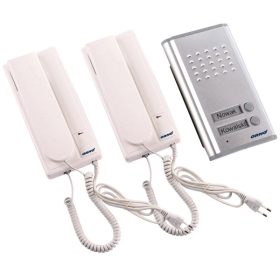 2 családos kaputelefon készlet, süllyesztett, FOSSA MULTI