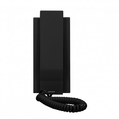 Kombinált telefon AVIOR ajtónyitó rendszerhez, fekete színben