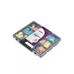   Lakás Premium beépítési csatlakozó készlet, 109 db. Beütés: 30x 2 vezetékes 30x 3 vezetékes 12x 5 vezetékes Krimpelés: 20x 2 vezetékes 12x 3 vezetékes 5x 5 vezetékes