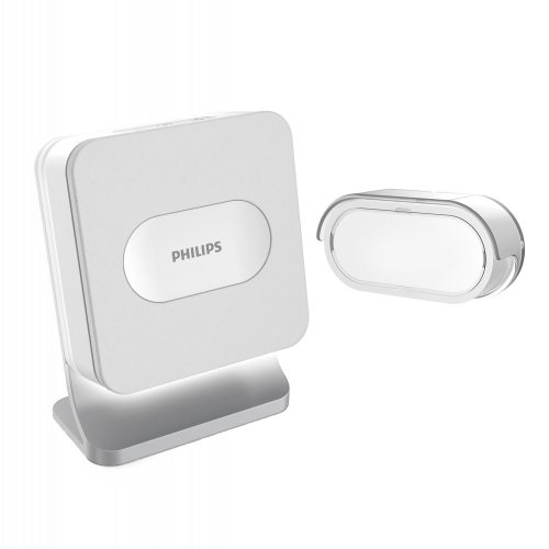 Philips WelcomeBell Basic vezeték nélküli csengő, 4 dallam közül választhat, működési távolság max. 300 m