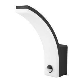   FRENIT LED 20W, kerti lámpatest mozgásérzékelővel, 1800lm, IP65, 4000K, fényerőszabályzó funkció, fekete