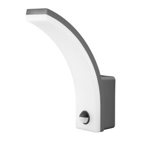   FRENIT LED 20W, kerti lámpatest mozgásérzékelővel, 1800lm, IP65, 4000K, fényerőszabályzó funkció, szürke