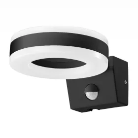   HOWLIT LED 20W, kerti lámpatest mozgásérzékelővel, 1800lm, IP65, 4000K, fekete
