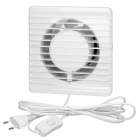   100mm-es falra pólható fürdőszobai ventilátor - kábel kapcsolóval