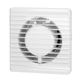   100mm-es fürdőszobai ventilátor, felületre spallt, nedvességérzékelővel és időzítővel