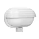 MUSAM, kerti lámpa 180°-os mozgásérzékelővel, 1x15W, E27, IP44, redőnnyel, műanyag, fehér