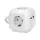 4 pólusú hosszabbító kábel 2P+Z (Schuko), 2xUSB töltő, 1,4m H05VV-F 3x1,5mm2, fehér