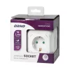 4 pólusú hosszabbító kábel 2P+Z (Schuko), 2xUSB töltő, 1,4m H05VV-F 3x1,5mm2, fehér
