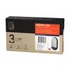 NEFRYT LED 15W, kerti lámpatest mozgásérzékelővel, 1100lm, IP54, 4000K, fekete