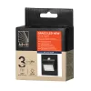 DRACO LED NEW 1.5W, süllyesztett lépcsőházi lámpa, 12VDC, 30lm, 3000K, fekete, mozgás- és alkonyérzékelővel