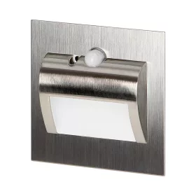   DRACO LED NEW 1.5W, süllyesztett lépcsőházi lámpa, 12VDC, 30lm, 4000K, szatén, mozgás- és alkonyérzékelővel