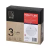 HALIT LED 10W, kerti lámpatest mozgásérzékelővel 140°, 600lm, IP65, 4000K, IK10, fehér