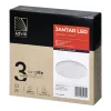 JANTAR LED 18W, mennyezeti lámpa, 1880lm, IP54, 4000K, PC lámpaernyő