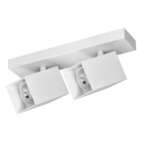 KUBAR SP 2, fali-mennyezeti lámpatest, 2xGU10, IP20, fehér