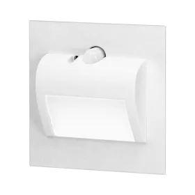   DRACO LED NEW 1.5W, süllyesztett lépcsőházi lámpa, 12VDC, 30lm, 3000K, fehér, mozgás- és alkonyérzékelővel