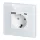 Egyes aljzat 2P+Z, Schuko, USB-A + USB-C, kimenet 5VDC max. 3A, fehér