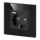 Egyes aljzat 2P+Z, Schuko, USB-A + USB-C, kimenet 5VDC max. 3A, fekete