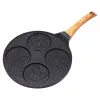 Kinghoff palacsintasütő, alumínium, fekete márvány, átmérője 26,5 cm