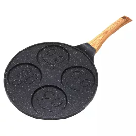   Kinghoff palacsintasütő, alumínium, fekete márvány, átmérője 26,5 cm