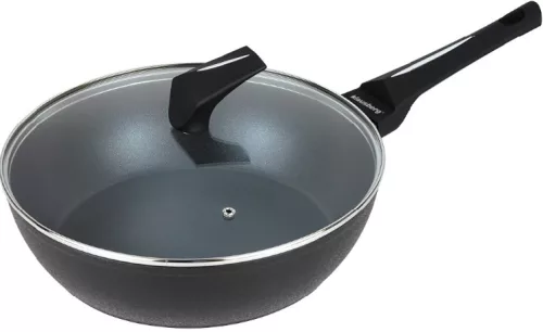 Klausberg mély serpenyő fedővel, 28 cm átmérőjű