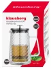 Dugattyús kávé-/teafőző, üveg, 1l, Klausberg, kb-7764