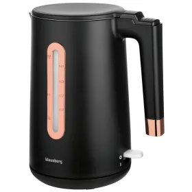   Elektromos vízforraló, fekete/rozzáarany, 1,7 l, klausberg, kb-7889