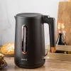 Elektromos vízforraló, fekete/rozzáarany, 1,7 l, klausberg, kb-7889