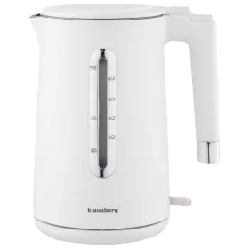 Elektromos vízforraló, fehér, 1,7 l, klausberg, kb-7890