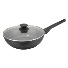 Márvány wok serpenyő 28 cm fedővel, klausberg kb-7990
