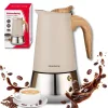 Acél eszpresszó kávéfőző, 450 ml, indukciós, Klausberg kb-7996