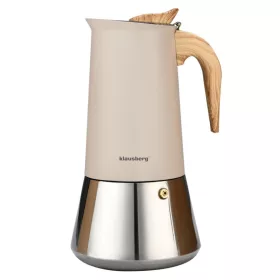   Acél eszpresszó kávéfőző, 600 ml, indukciós, Klausberg kb-7997