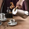 Acél eszpresszó kávéfőző, 600 ml, indukciós, Klausberg kb-7997