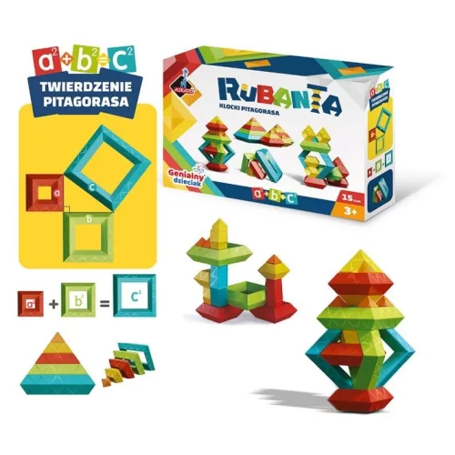 Pitagorasz Rubanta kockák 15 darab