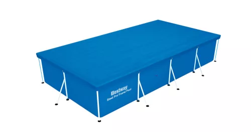 Fedett medencetakaró 400 x 211 cm-es Bestway 58107 kerethez