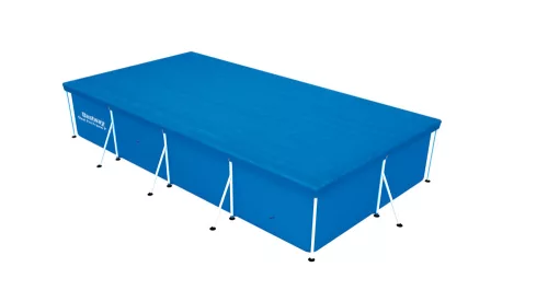 Fedett medencetakaró 400 x 211 cm-es Bestway 58107 kerethez