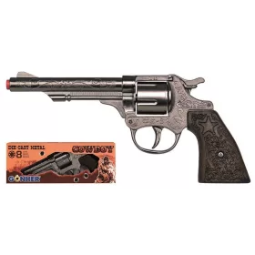 Cowboy revolver 8 töltényes fém Gonher 80/0