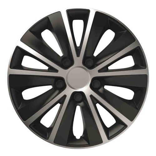 Hubcap rapide 16" ezüst és fekete (fekete-ezüst)